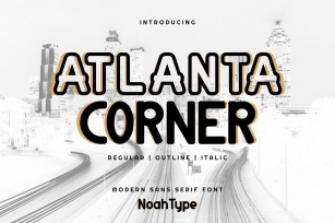 Atlanta Corner Font Download