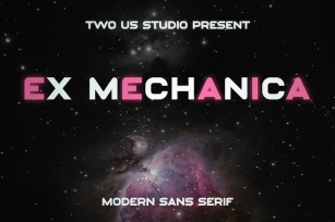 Ex Mechanica - Modern Font Font Download
