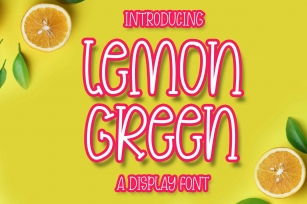 Lemon Green Font Download
