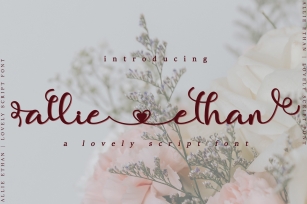 Allie Ethan Font Download