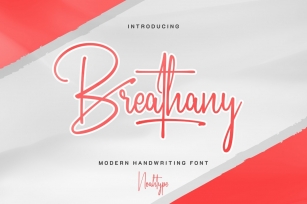 Breathany Font Download