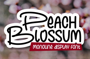 Peach Blossum Font Download