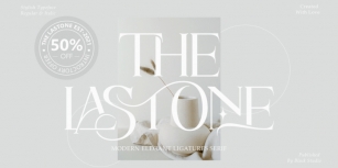 The Lastone Font Download