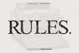 Rules Font Download