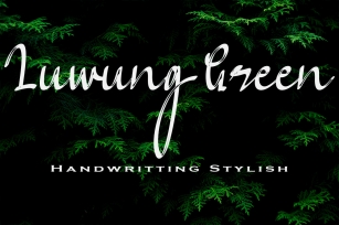 Luwung Green Font Download