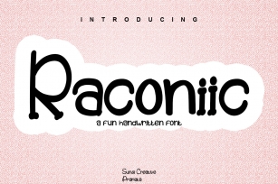 Raconiic Font Download