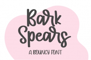 Bark Spears Font Download
