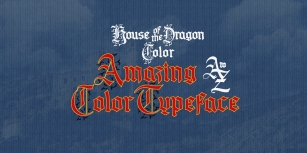 House of the Dragon Color Font Download