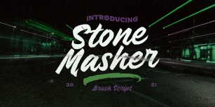 Stone Masher Font Download
