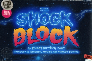 Shock Block Font Download
