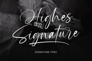 Highes Signature Font Download