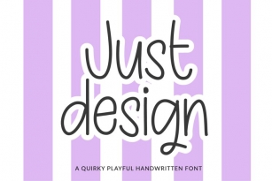Just Design Font Download