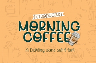 MORNING COFFEE Bold Display Font Download