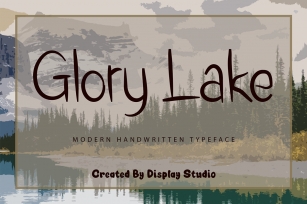 Glory Lake Font Download