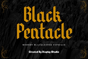 Black Pentacle Font Download