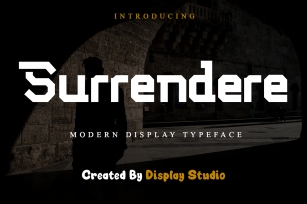 Surrendere Font Download