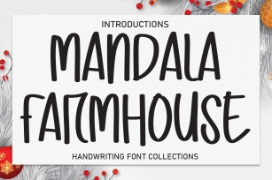 Mandala Farmhouse Font Download