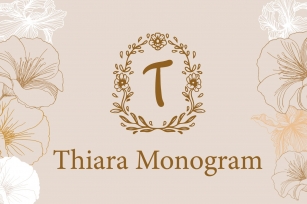 Thiara Monogram Font Download
