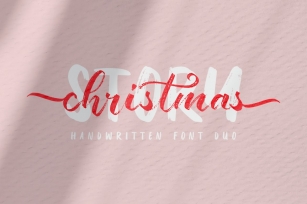 Christmas Story Handwritten Duo Font Download
