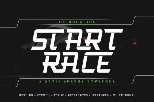 Start Race Font Download