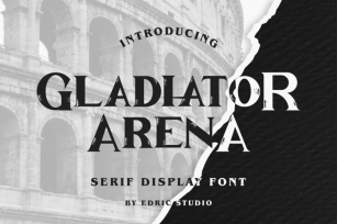 Gladiator Arena Font Download