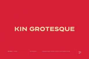 Kin Grotesque Standard Font Download