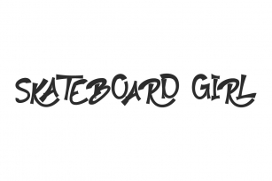 Skateboard Girl Font Download