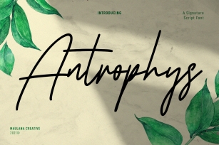 Antrophys Script Font Download