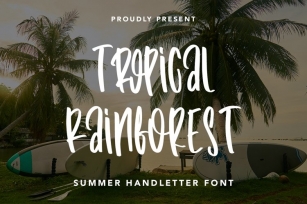 Tropical Rainforest Font Download