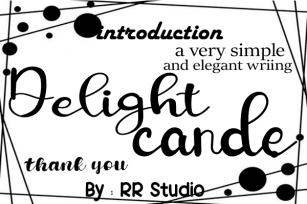 Delight Cande Font Download