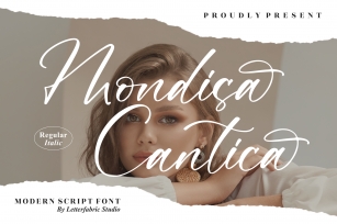 Mondisa Cantica Font Download