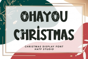 Ohayou Christmas Font Download