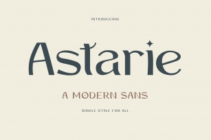 Astarie Modern Typeface Font Download