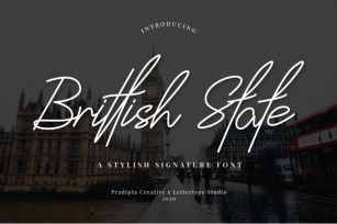 Brittish State Script Font Download