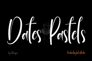 Dates Pastels Font Download