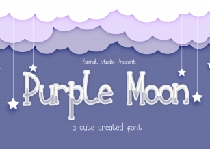 Purple Moon Font Download