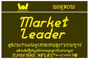 Market Leader Font Download