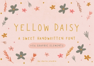 Yellow Daisy Font Download