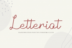 Letteriot Font Download