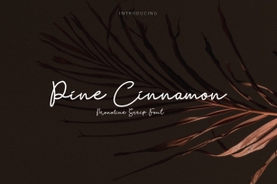 Pine Cinnamon Font Download
