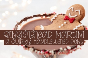 Gingerbread Martini Font Download