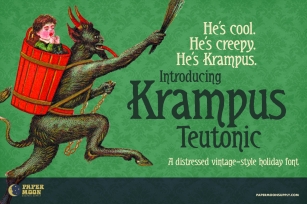 Krampus Teutonic Vintage Font Download