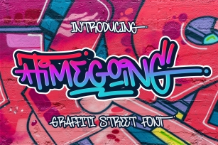 Timegoing a Graffiti Street Font Download