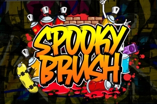Spooky Brush Font Download