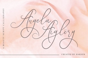 Angela Aiglory Font Download