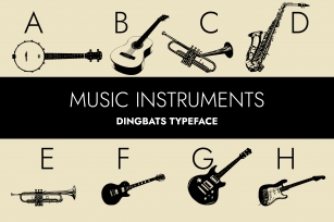Music Instruments Font Download