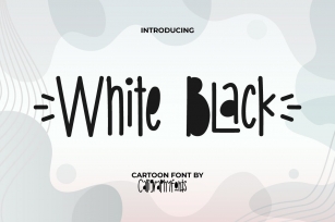 White Black Font Download