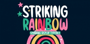 Striking Rainbow Font Download