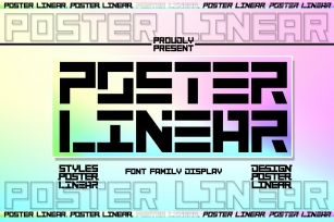 Poster Linear Font Download