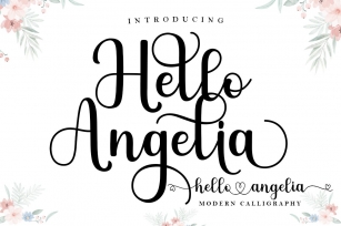 Hello Angelia Font Download